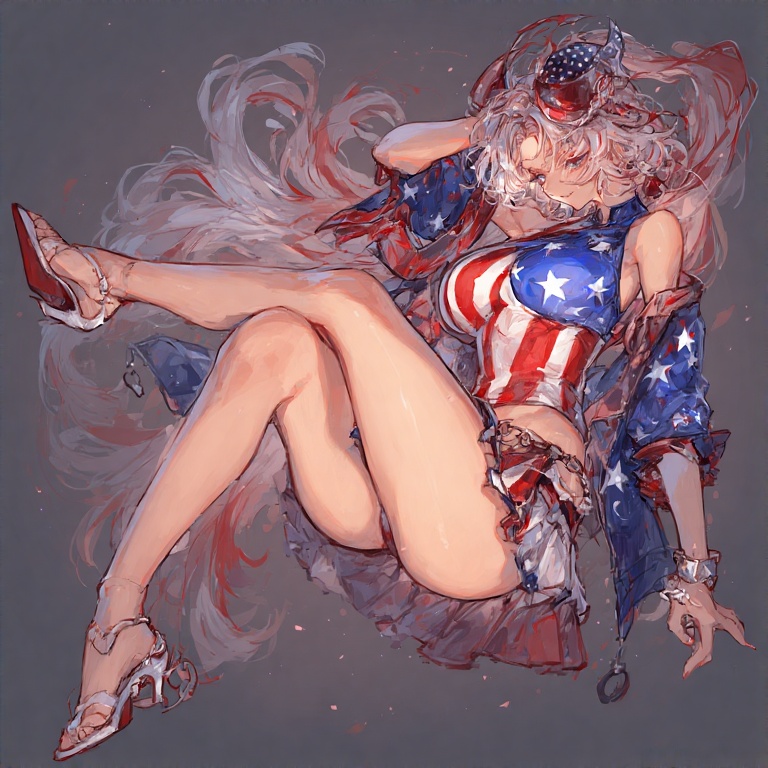 Patriotic Girl 1
